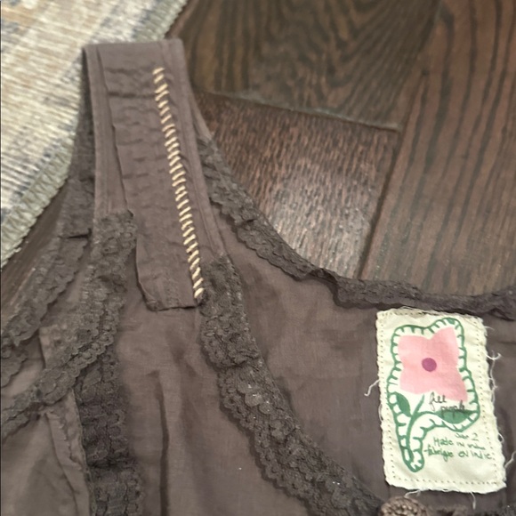 FREE PEOPLE Boho Ruched Shell Tank - Picture 5 of 5